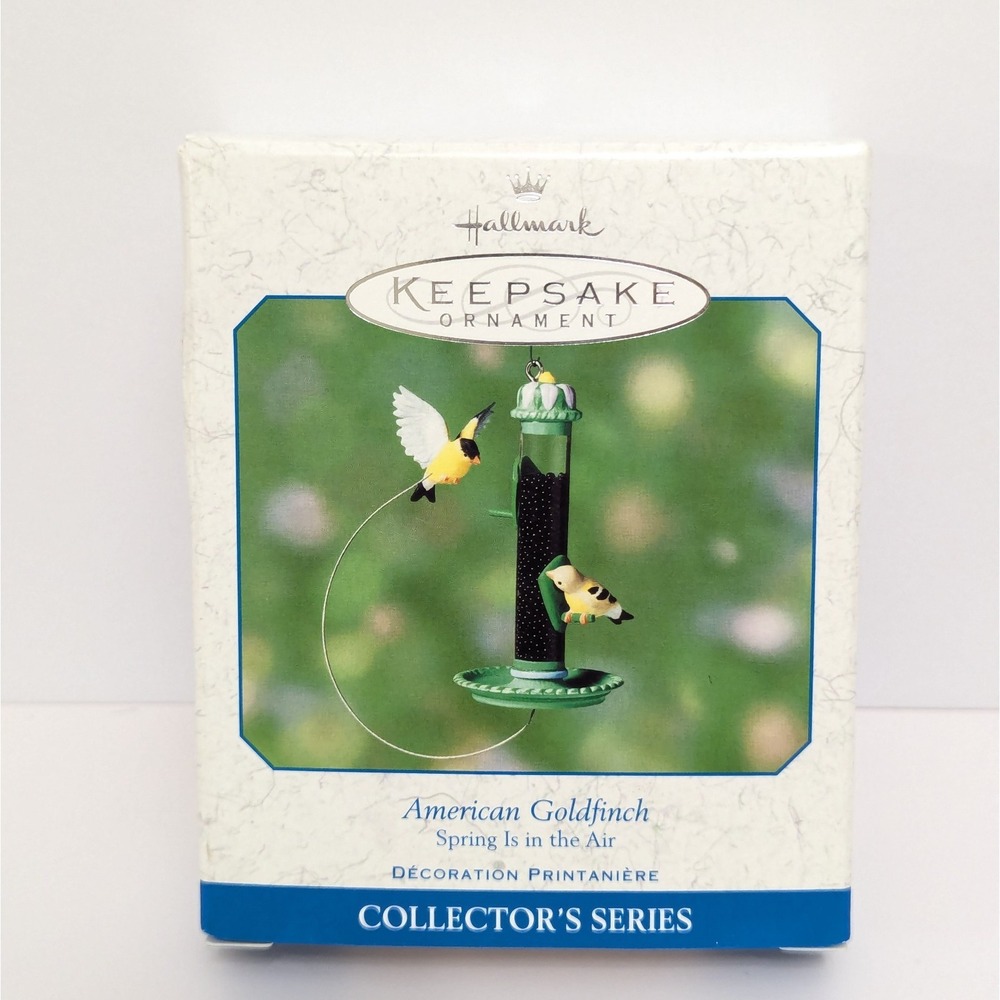 Hallmark American Goldfinch Spring Is In The Air Keepsake Ornament 2001 QE08535